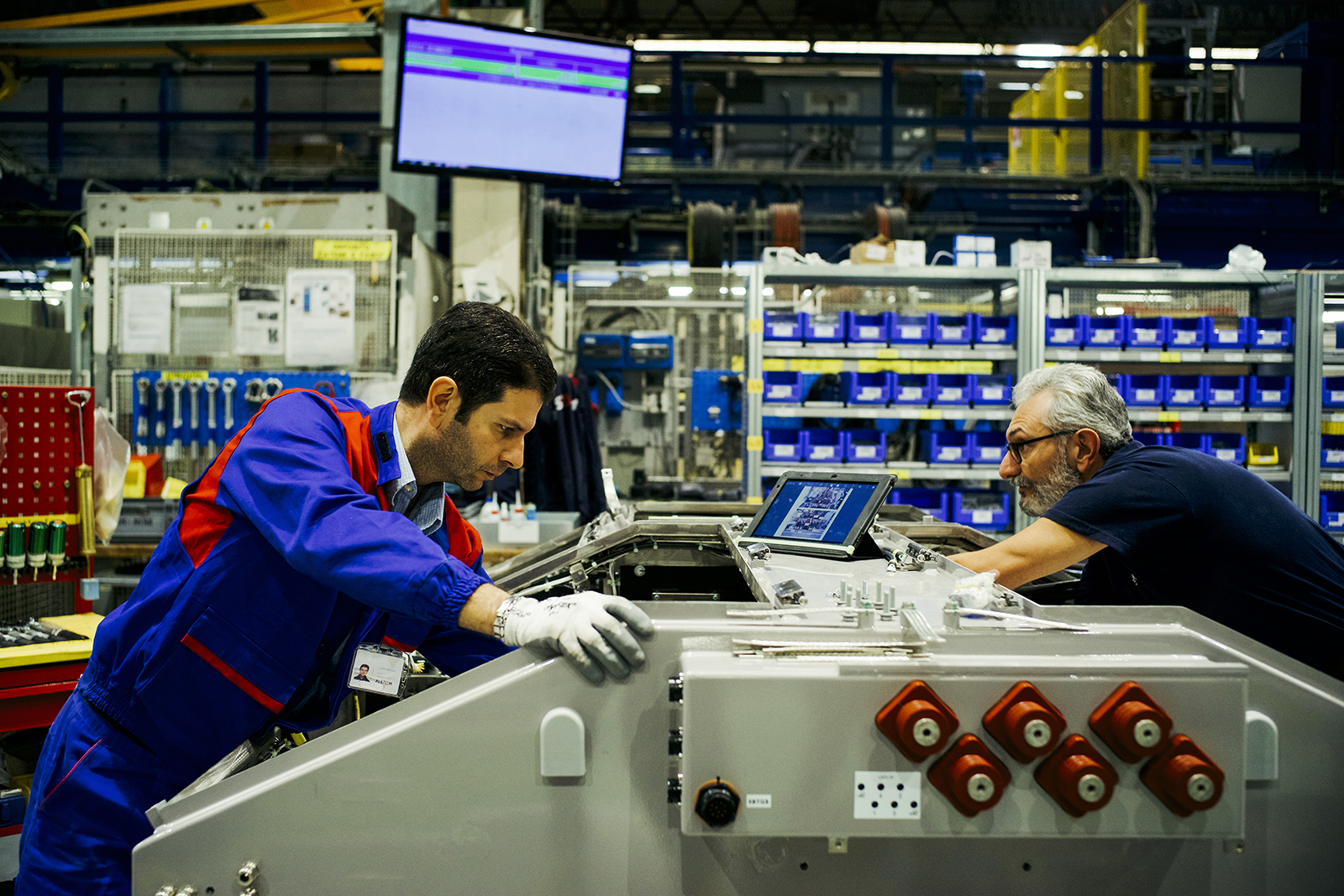 Alstom Factory Sesto San Giovanni BLE Asset Solution - indoor automatically detecting item